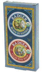 Badger Headache Soother and Clear Mind Duet