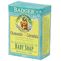 Badger Chamomile and Calendula Baby Soap