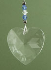 Heart Prism, Blue Beads