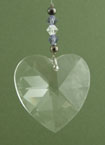 Heart Prism, Lavender Beads