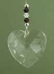 Heart Prism, Red Beads