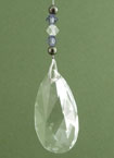 Teardrop Prism, Lavender Beads